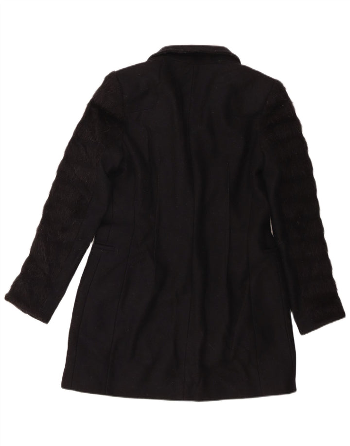 Soprabito da donna All Saints UK 10 piccolo in lana vergine a righe nere