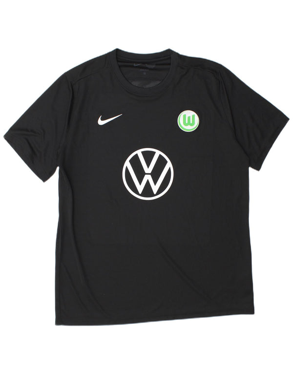 T-shirt grafica da uomo Nike Volkswagen Slim Fit grafica 2XL nera in poliestere
