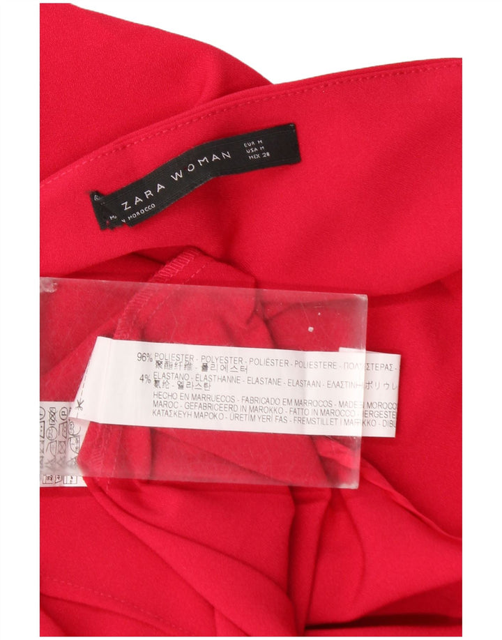 Top tunica a pipistrello da donna Zara UK 12 poliestere rosa medio