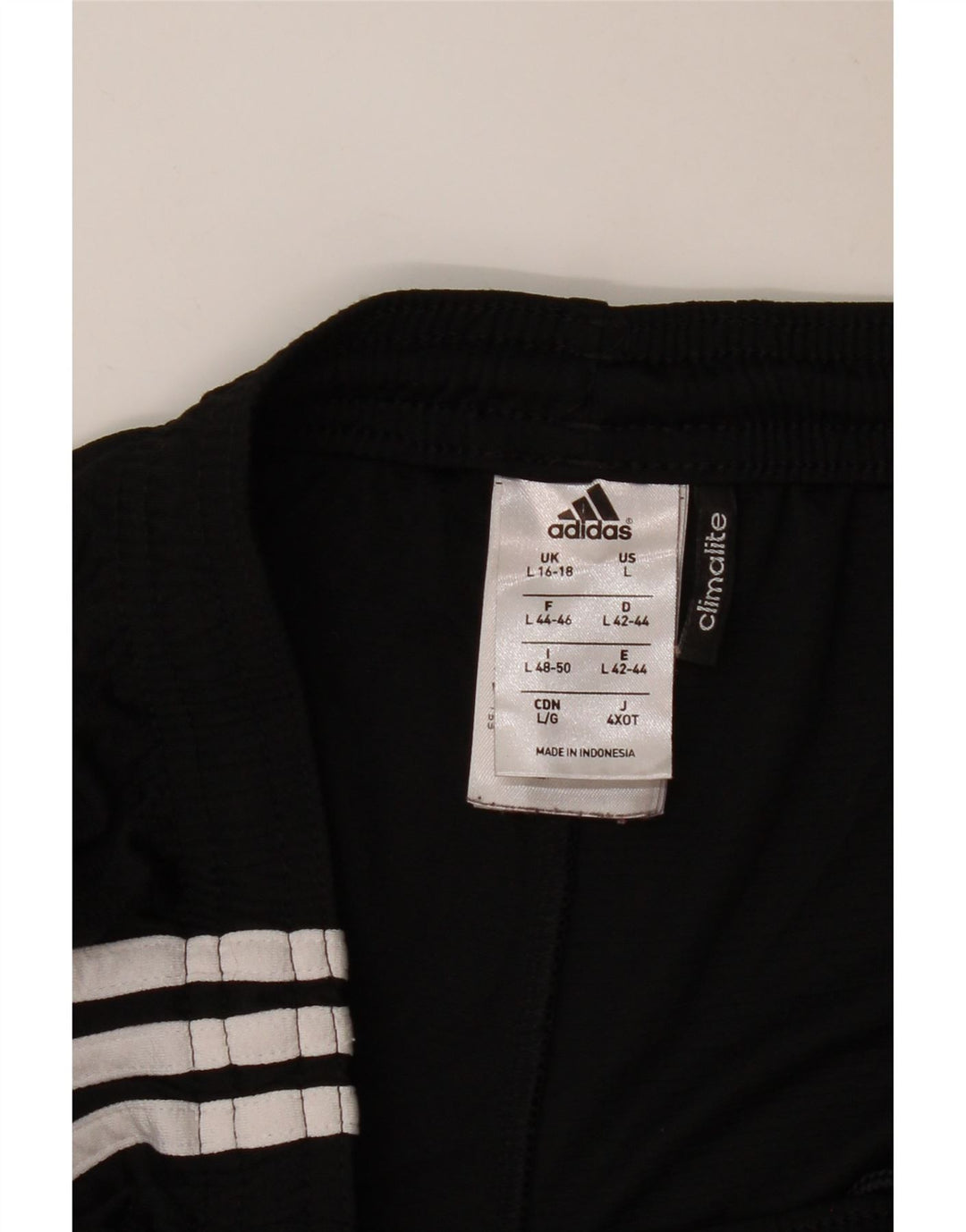 Pantaloncini sportivi Adidas Climalite da donna UK 16/18 Large Nero Poliestere