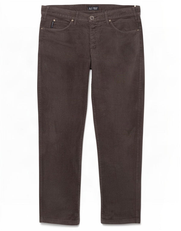 Pantaloni casual dritti da uomo Armani W34 L28 Grigi