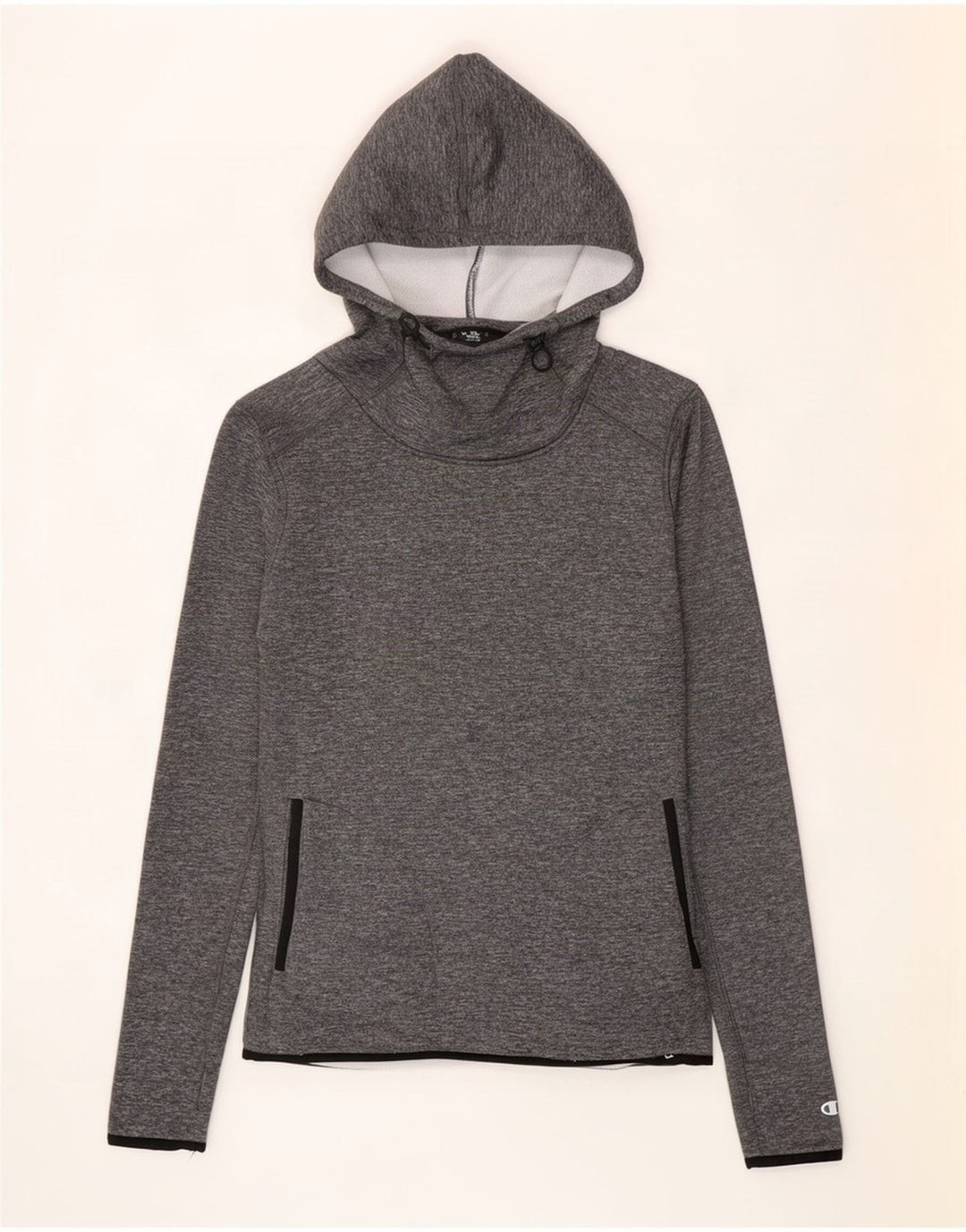 Felpa con cappuccio da donna Champion UK 12 Grigio medio