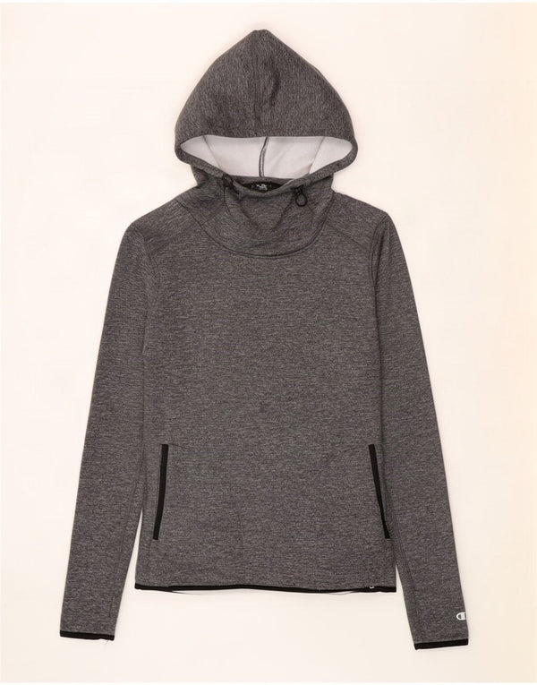 Felpa con cappuccio da donna Champion UK 12 Grigio medio