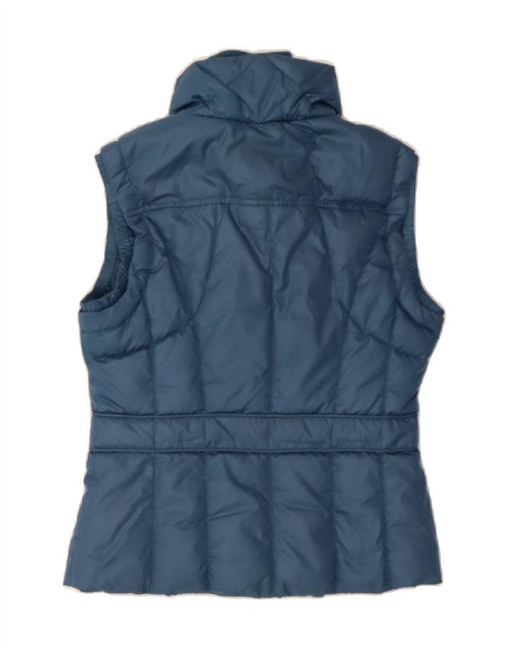 MEXX Womens Padded Gilet UK 10 Small Navy Blue Polyester Vintage Mexx and Second-Hand Mexx from Messina Hembry 