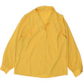 VINTAGE Womens Shirt UK 18 XL Yellow Vintage Vintage and Second-Hand Vintage from Messina Hembry 