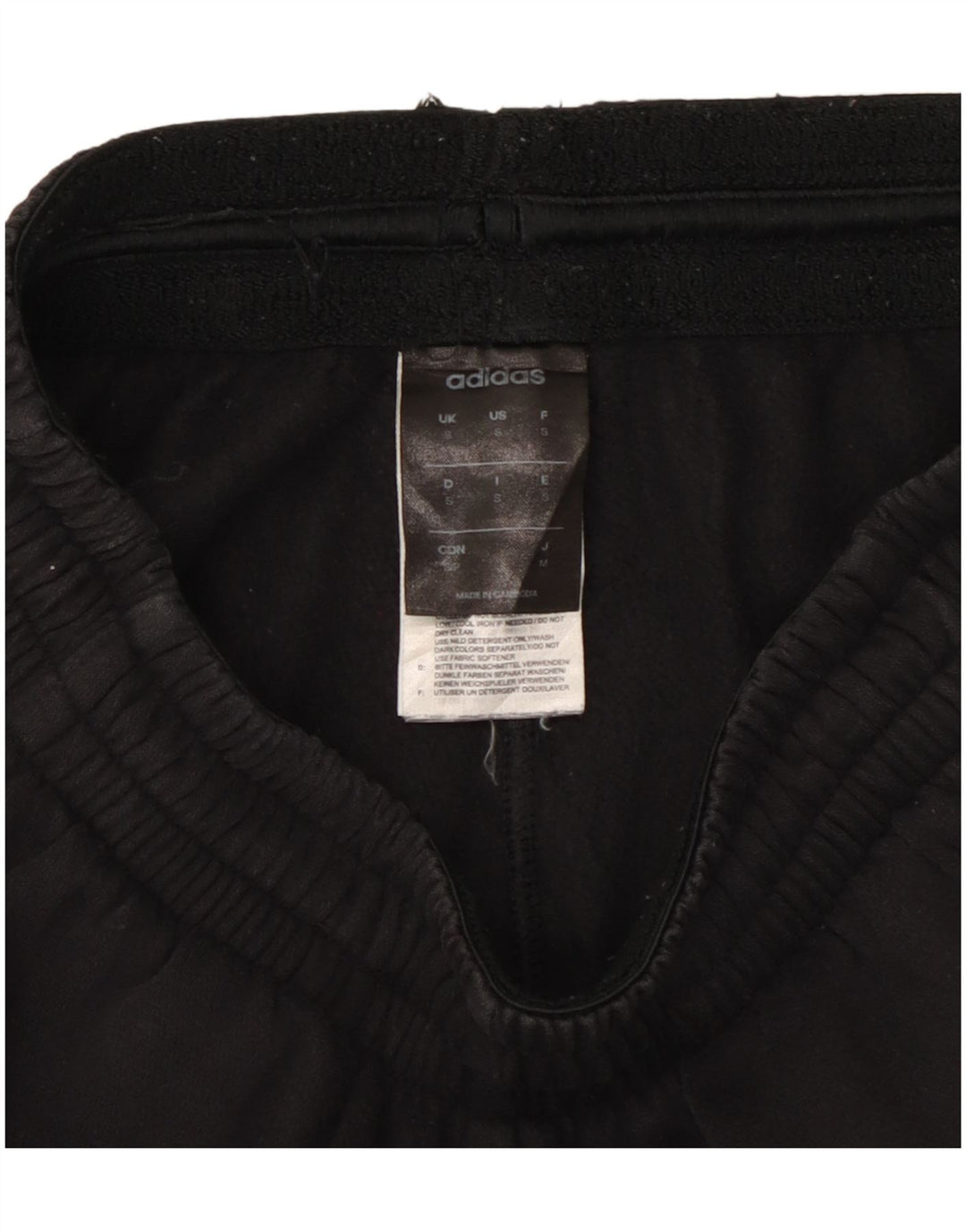 Pantaloni da tuta da donna ADIDAS UK 8 piccoli in cotone nero