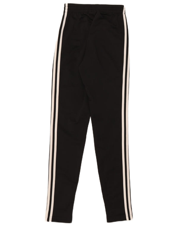 Pantaloni della tuta da donna Adidas UK 4 XS poliestere nero