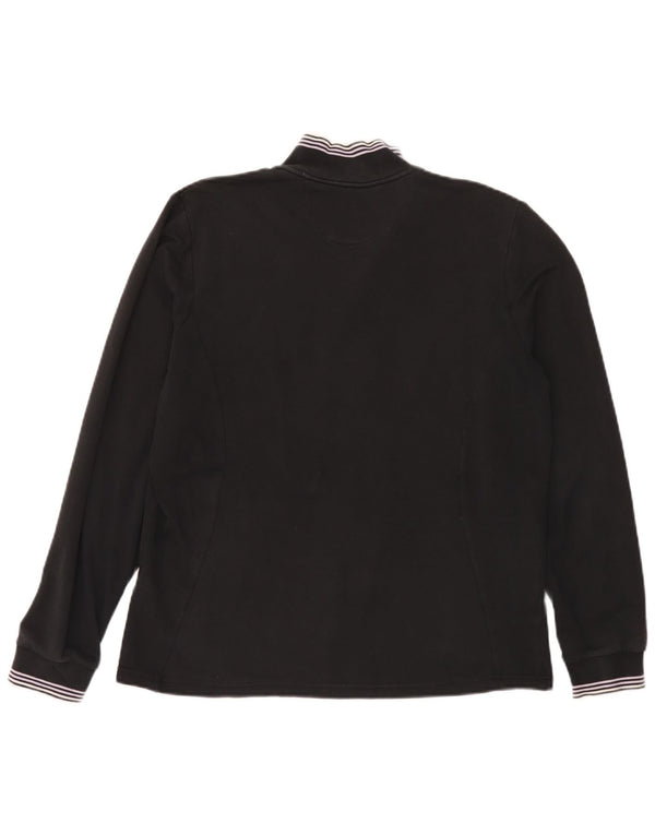 Giacca da tuta da donna Lotto UK 18 XL Cotone nero