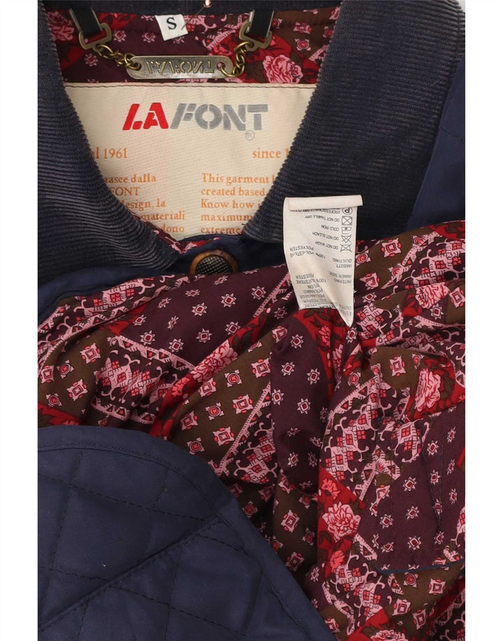 Giacca trapuntata da donna vestibilità ampia Lafont UK 10 piccola poliestere blu navy