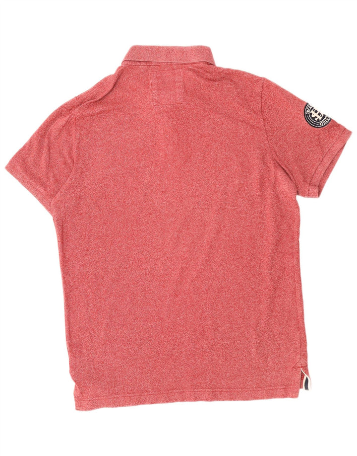 Polo da uomo vestibilità classica SUPERDRY 2XL cotone rosso