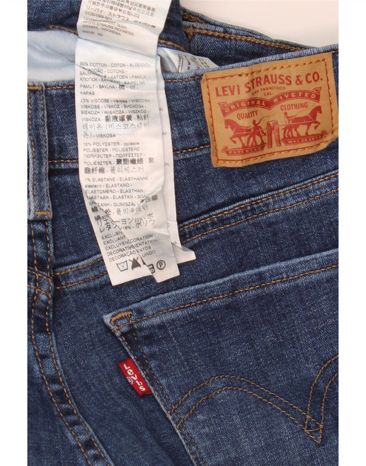 Jeans dritti classici da donna Levi's US 6 medi W28 L30 cotone blu