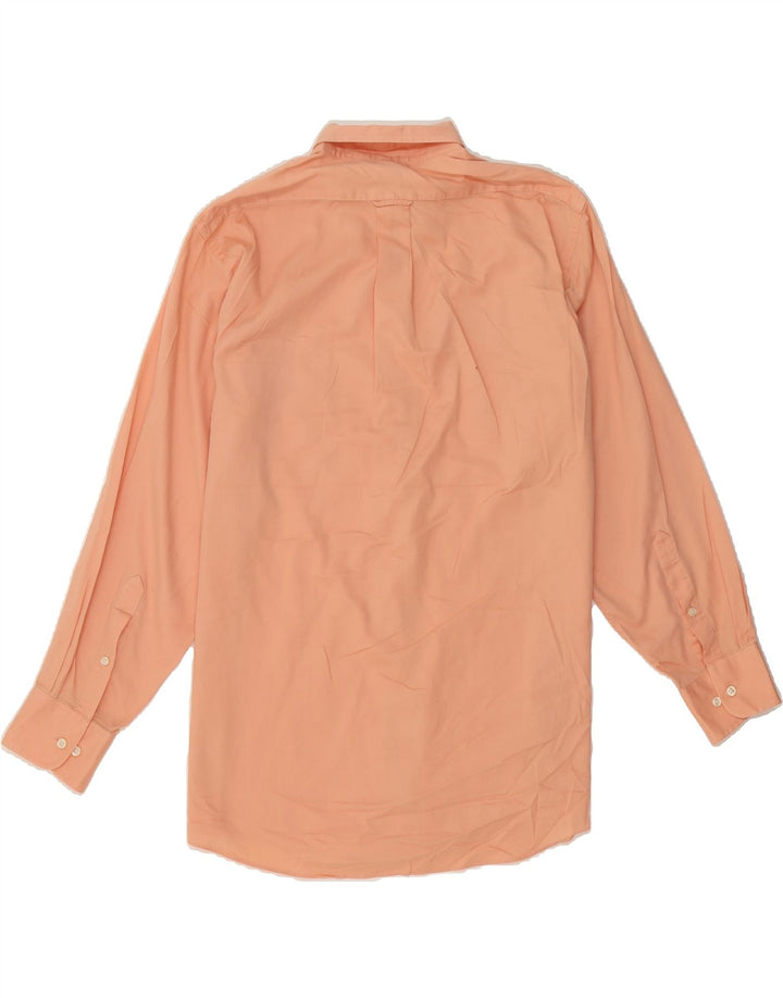 IZOD Mens Regular Fit Shirt Size 16 Large Orange Cotton Vintage Izod and Second-Hand Izod from Messina Hembry 