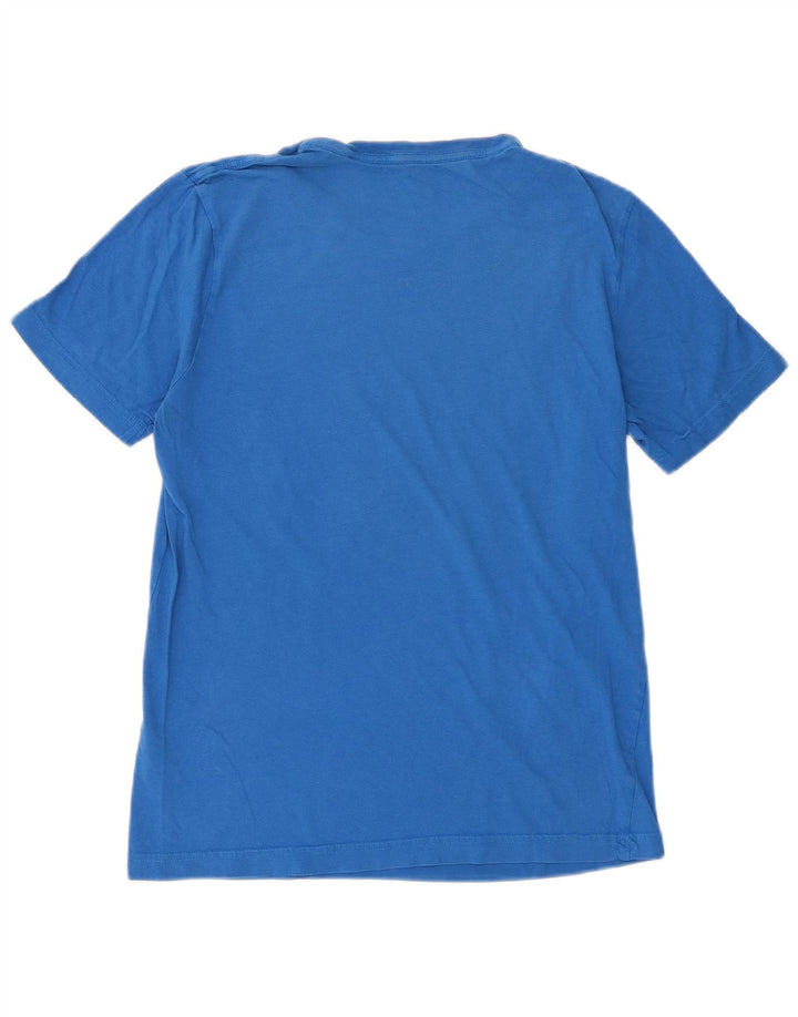 Puma T-shirt grafica da uomo con grafica piccola in cotone blu