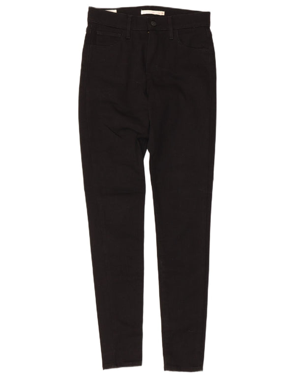 Jeans skinny Levi's da donna 720 a vita super alta W26 L30 cotone nero