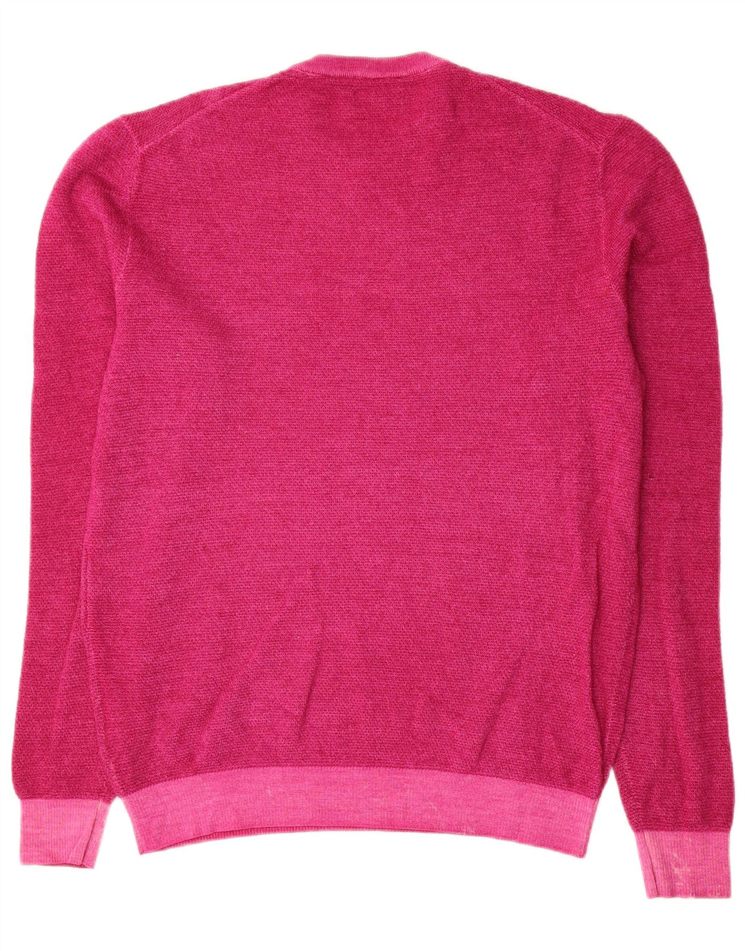 Maglione maglione girocollo da uomo Sun68 grande lana rosa