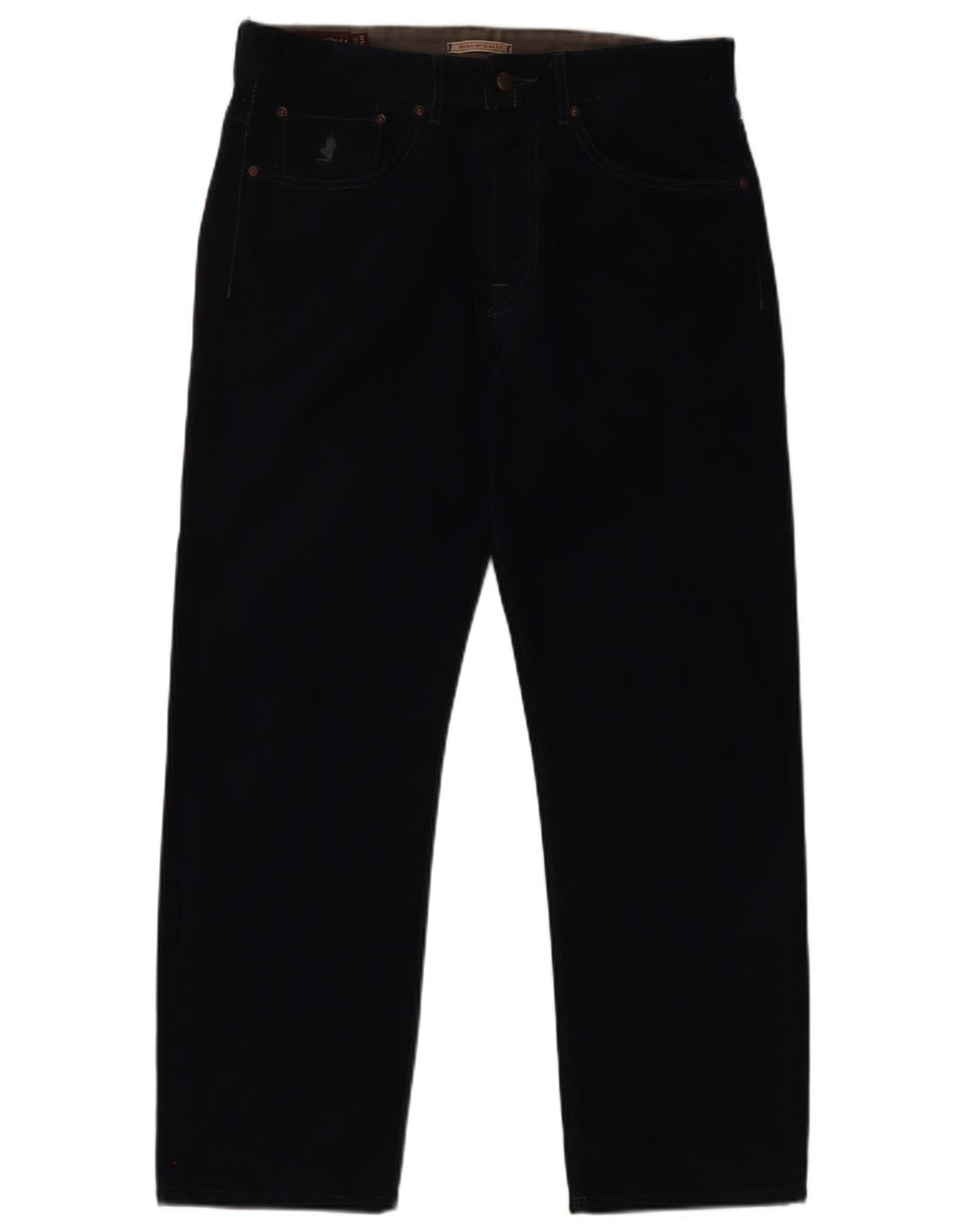 MARLBORO CLASSICS Pantaloni casual da uomo vestibilità regolare W32 L28 Blu navy