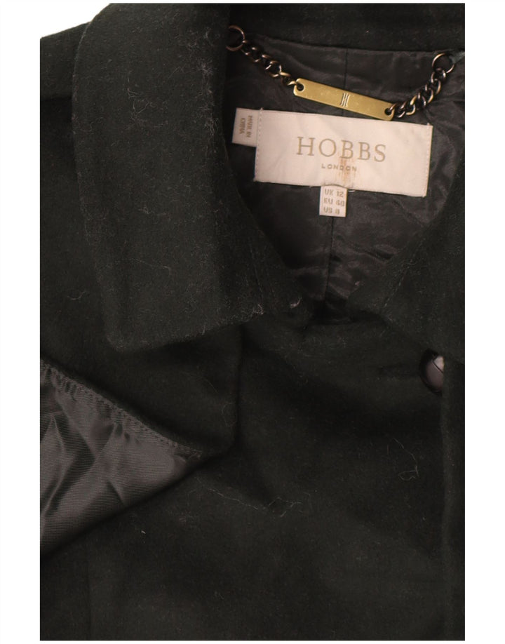 Cappotto doppiopetto militare da donna Hobbs UK 12 Lana verde medio