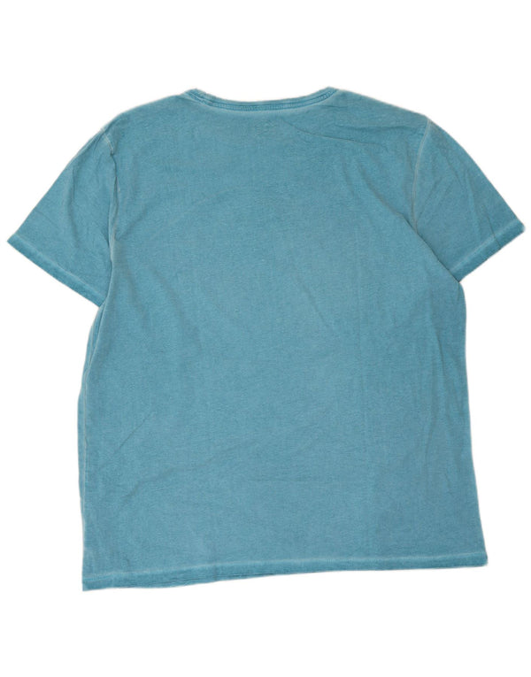 Maui and Sons T-shirt grafica da uomo 2XL Blu cotone
