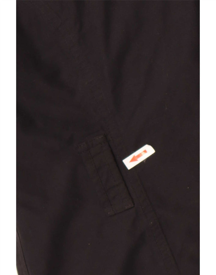 Giacca antipioggia con cappuccio da donna Barbour UK 14 grande cotone nero