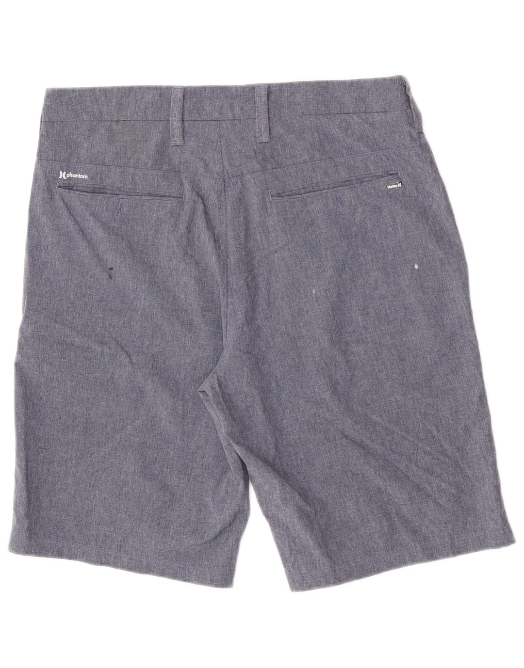 Pantaloncini chino regolari da uomo Hurley medi W30 poliestere blu