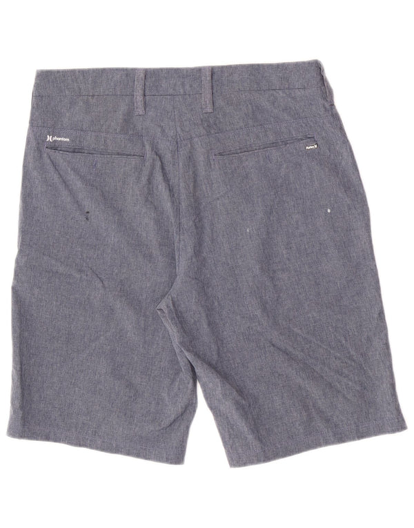 Pantaloncini chino regolari da uomo Hurley medi W30 poliestere blu