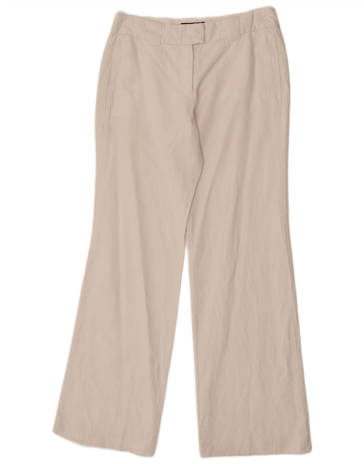 Pantaloni da abito bootcut blu da donna Alberto Aspesi IT 40 Small W27 L31 Bianco