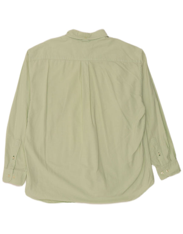 Camicia da uomo Tommy Hilfiger grande in cotone verde