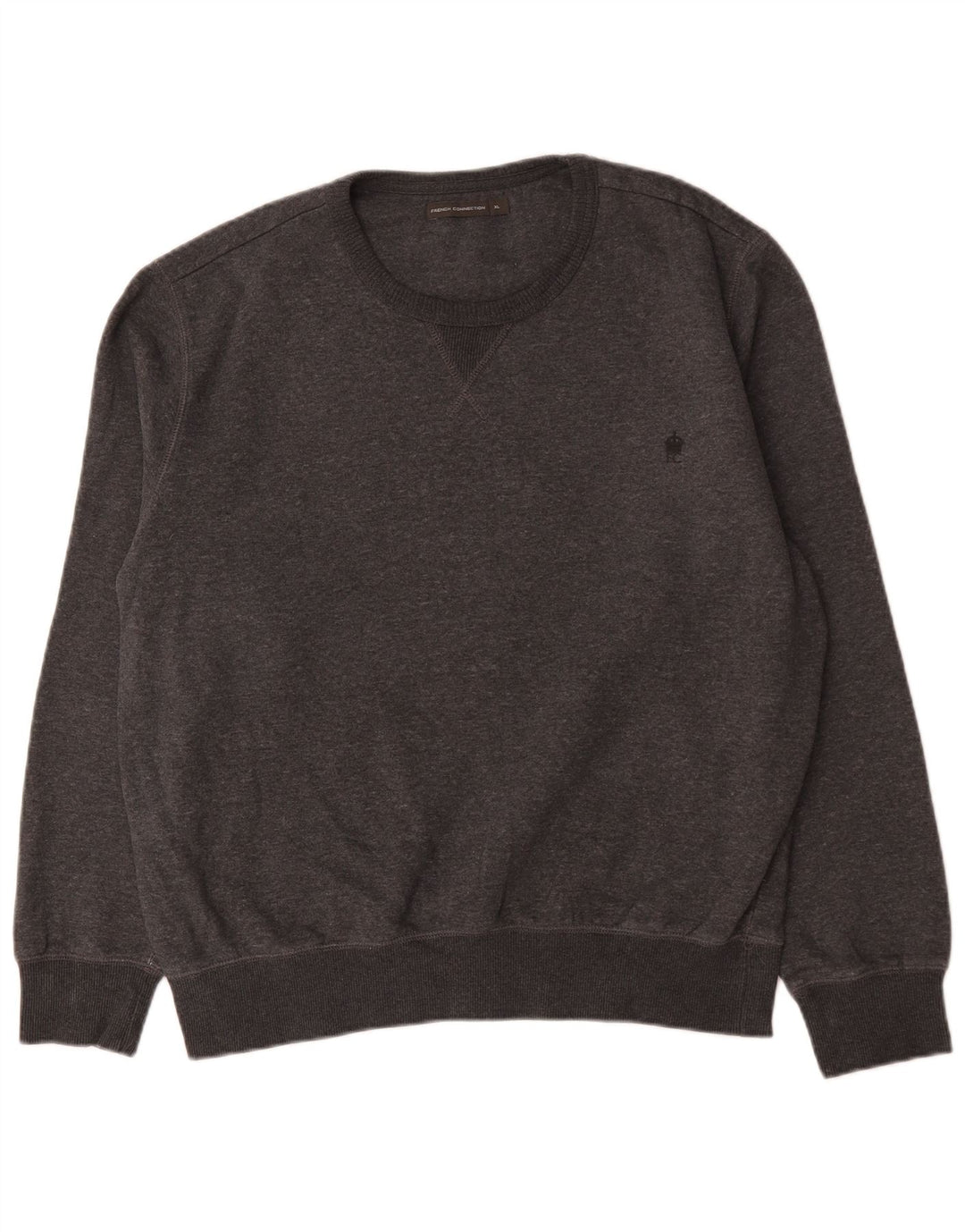 Felpa da uomo French Connection Maglione XL Cotone grigio
