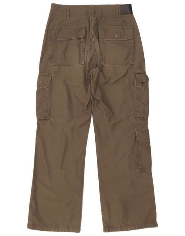Pantaloni cargo dritti da uomo EMP Small W29 L31 poliestere kaki