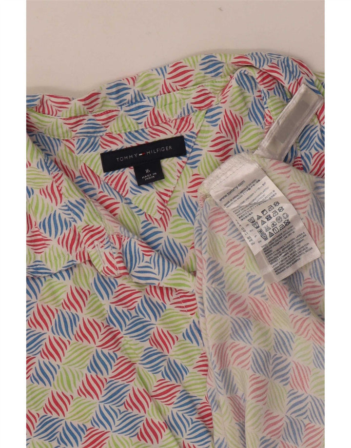 Abito basic bambina Tommy Hilfiger 15-16 anni multicolore geometrico