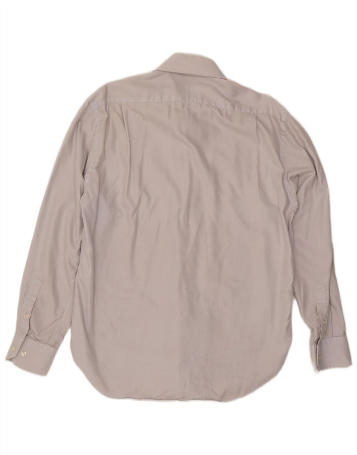 Camicia da uomo Massimo Dutti taglia 42 16 1/2 grande gessato blu