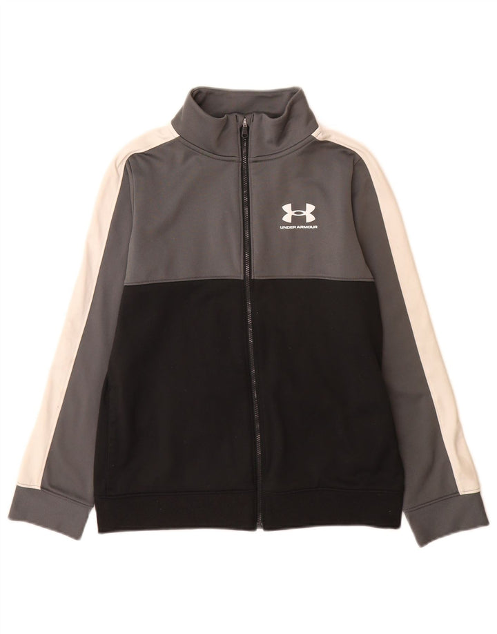 Giacca da tuta da ragazzo Under Armour 9-10 anni colore nero medio