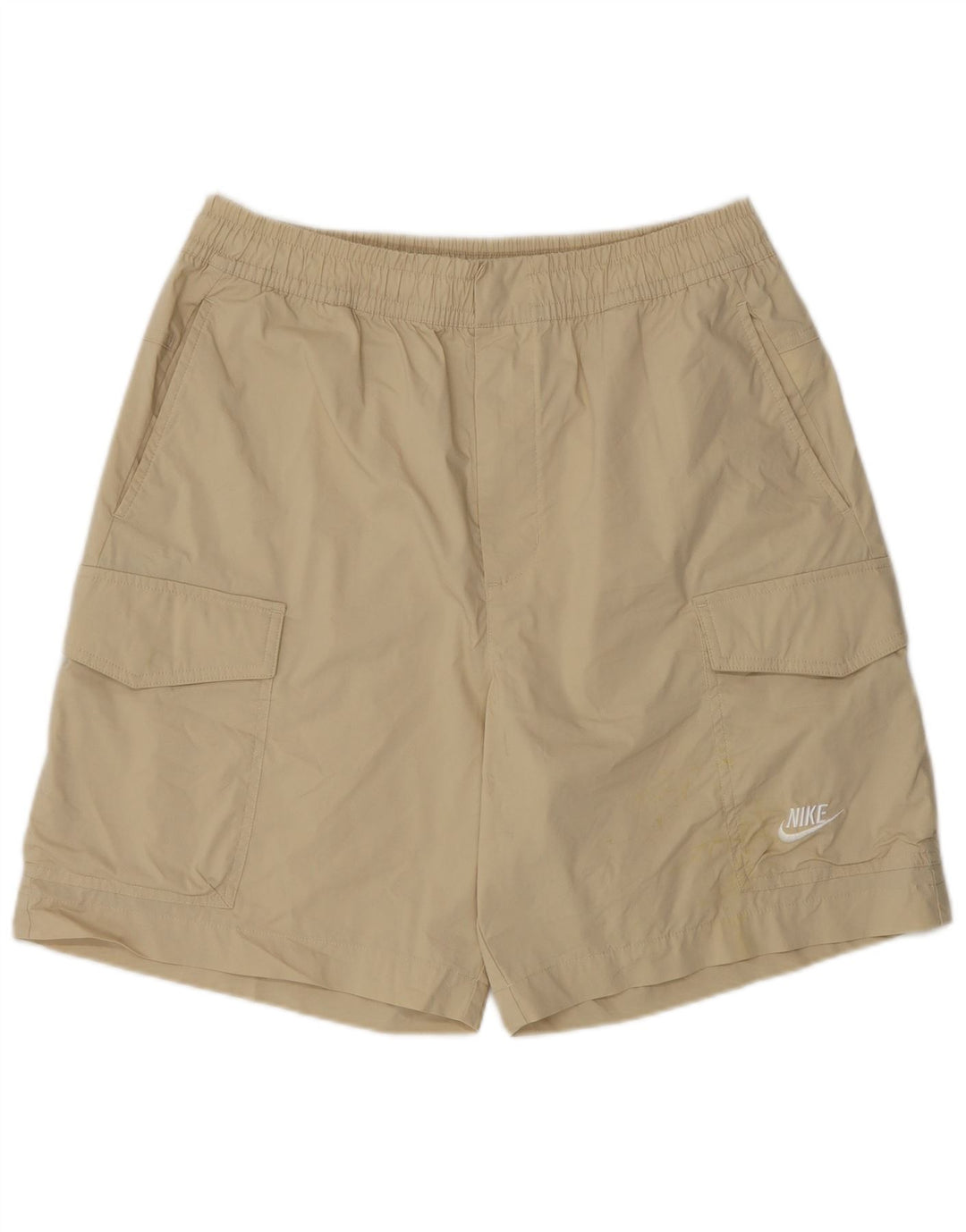 Pantaloncini cargo Nike da uomo medi W34 in cotone beige