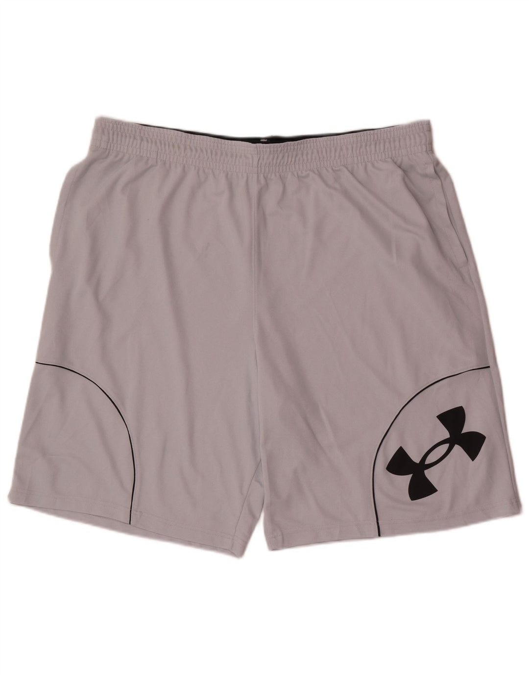 Pantaloncini sportivi grafici da uomo Under Armour 2XL poliestere grigio