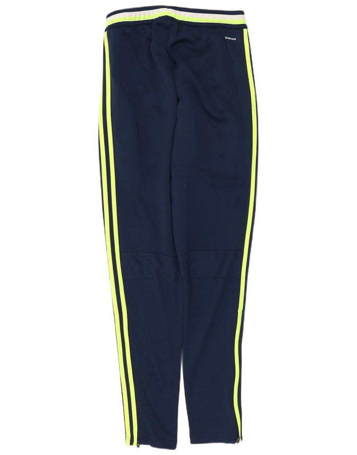Pantaloni da tuta ADIDAS Climacool da uomo XS poliestere blu navy