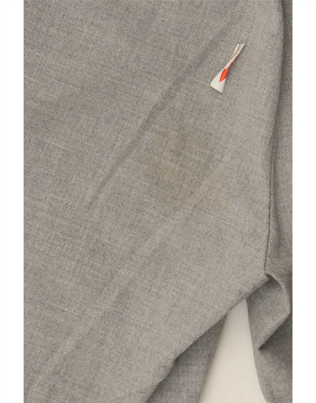 Pantaloni da abito slim da donna Zara piccoli W26 L26 poliestere color block grigio