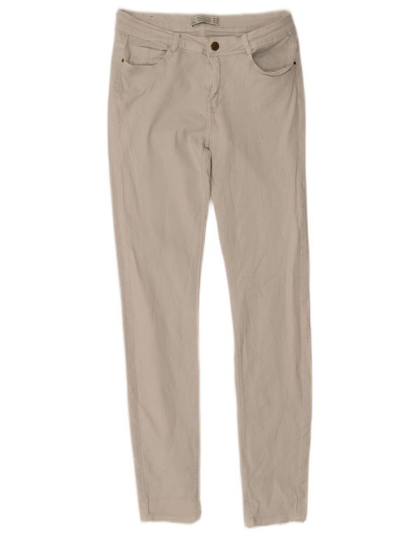 Jeans skinny Trafaluc da donna Zara EU 40 medio W30 L30 bianco