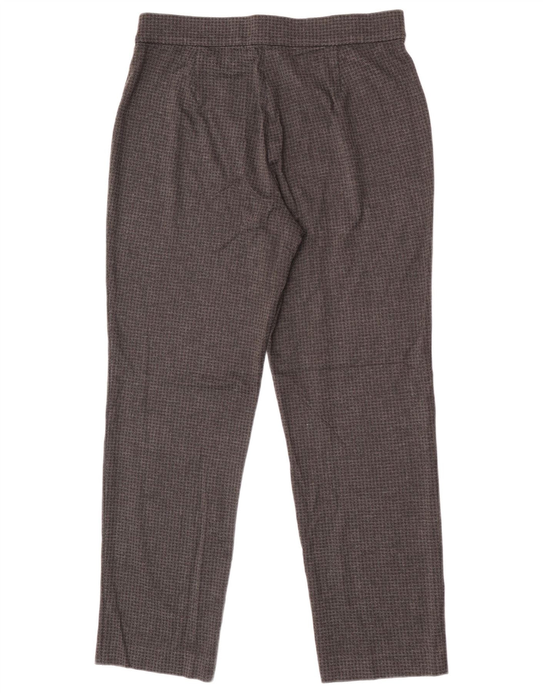 Pantaloni da donna Marks & Spencer UK 14 Large W32 L28 Pied de poule grigio