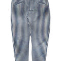Pantaloni casual corti GUESS da donna W29 L25 blu a quadretti