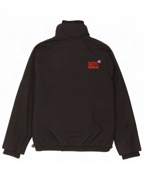 Giacca antipioggia da uomo Superdry The Windcheater Graphic UK 36 Small Nylon nero