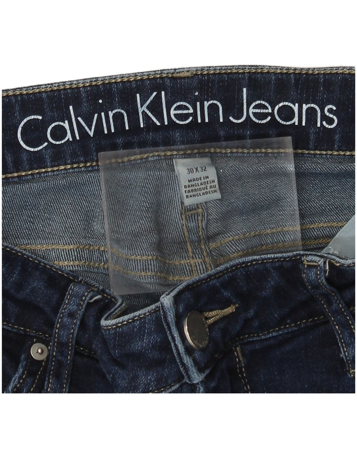Jeans dritti da donna Calvin Klein W30 L32 Blu navy