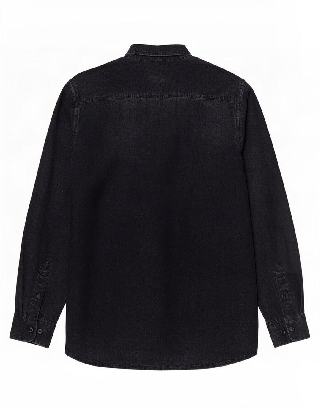 Camicia da uomo Vans in cotone nero medio