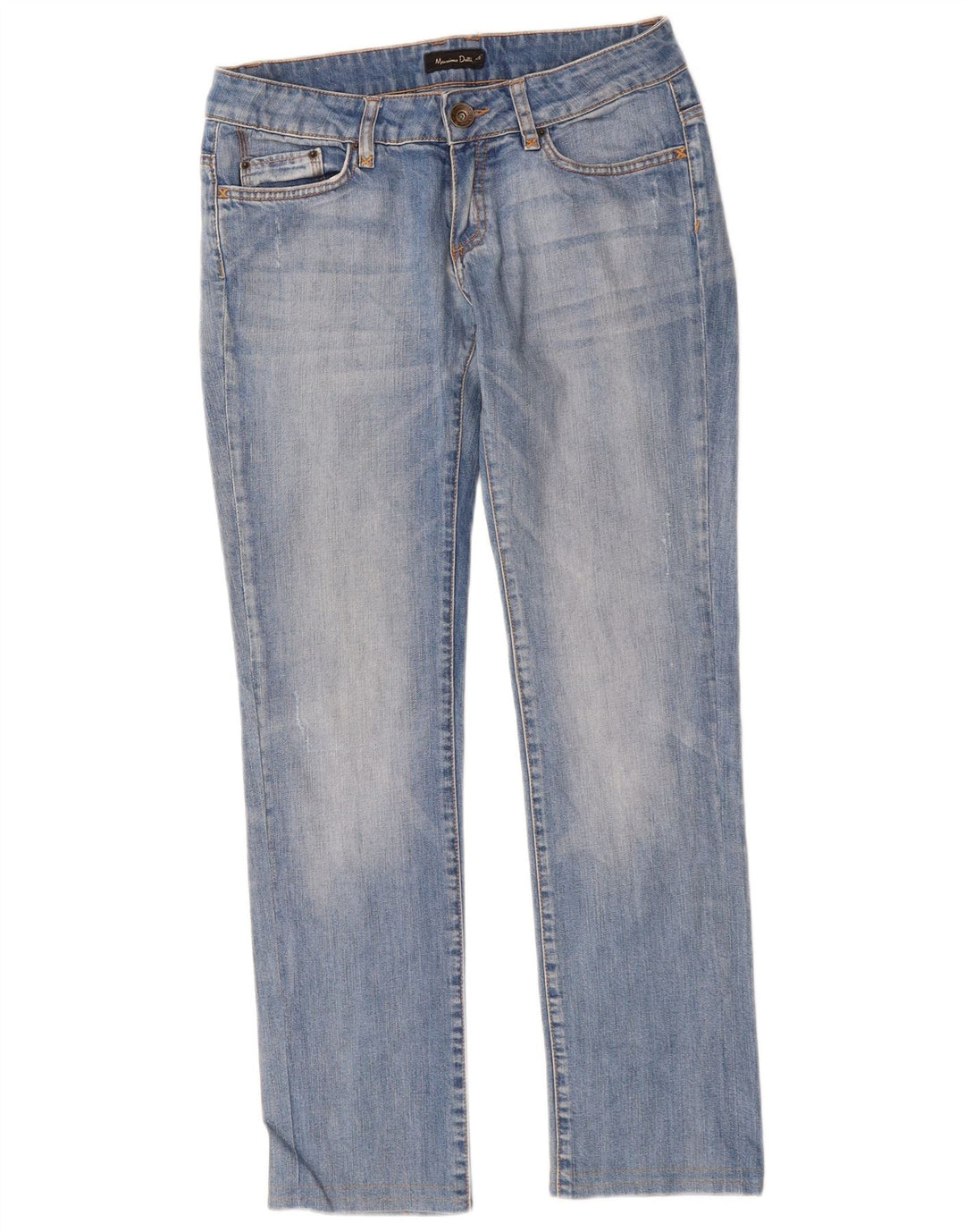 MASSIMO DUTTI Jeans slim da donna EU 38 Small W28 L29 Cotone blu