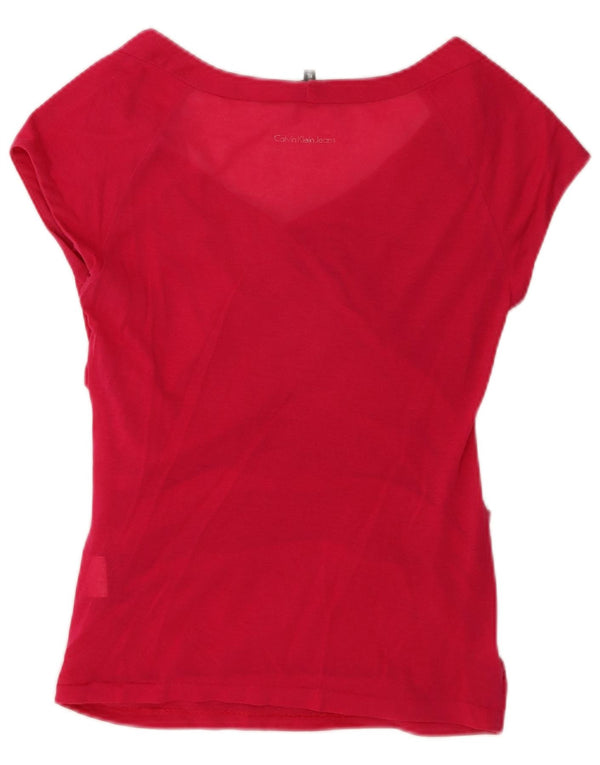 Camicetta da donna Calvin Klein Top UK 18 XL cotone rosa