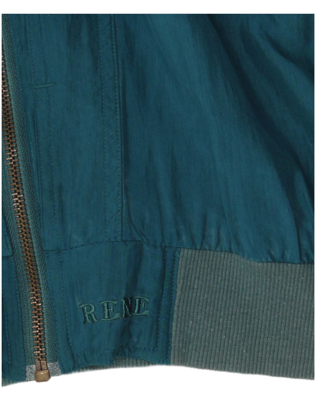 Giubbotto bomber da uomo Rene UK 38 seta blu medio
