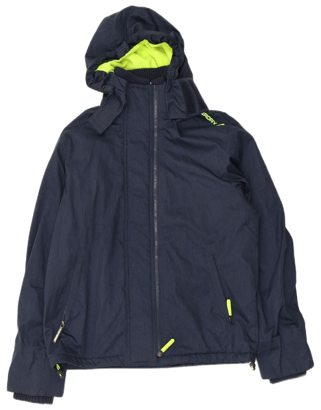 Giacca a vento grafica da uomo Superdry UK 40 Large Blu Navy