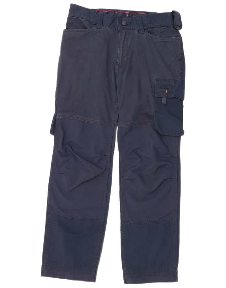 Pantaloni cargo dritti da uomo HELLY HANSEN W32 L32 poliestere blu navy
