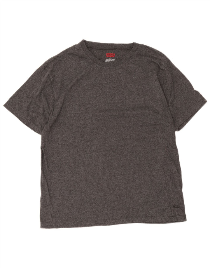 T-shirt da uomo Levi's Top UK 42/44 grande cotone grigio