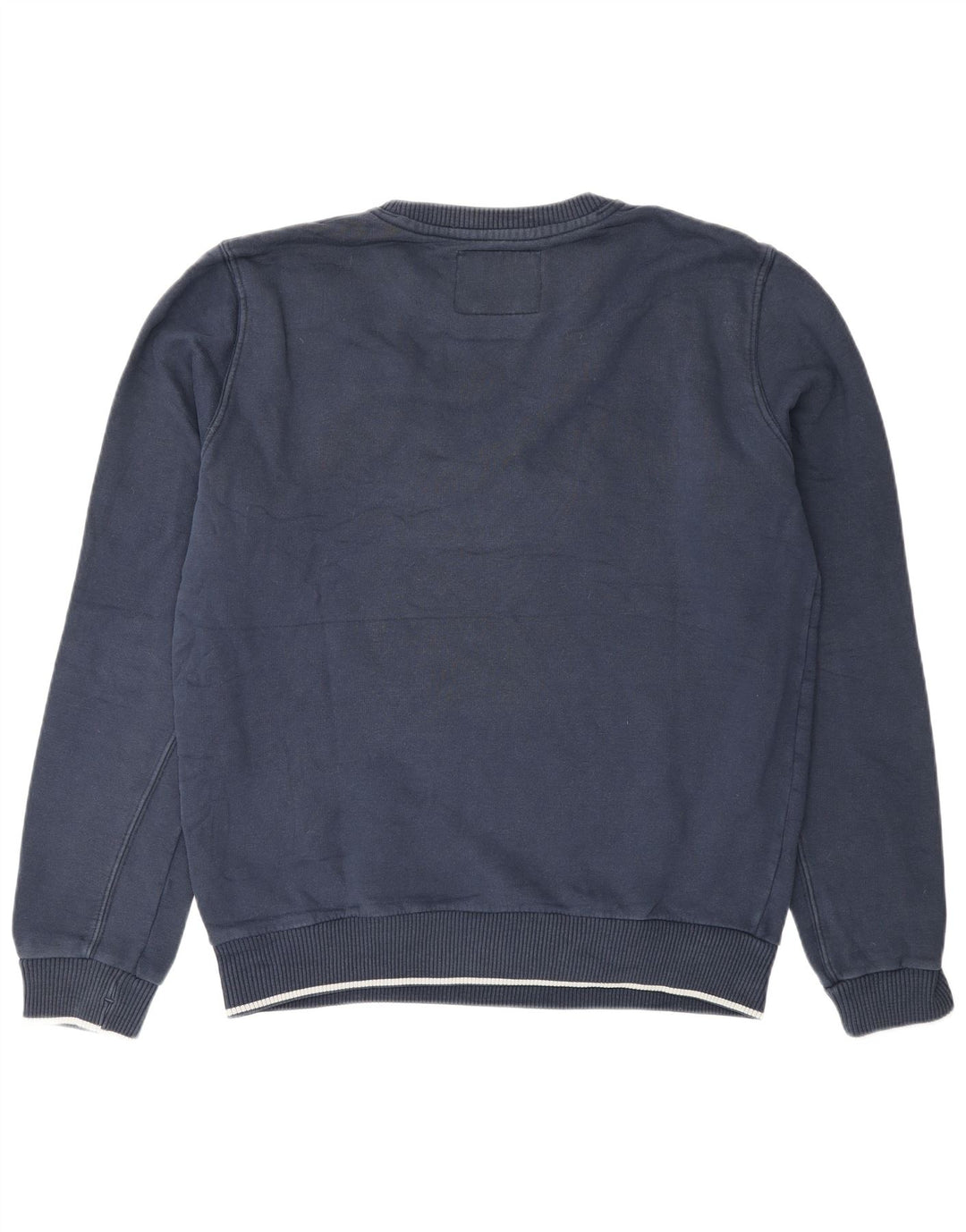 Felpa grafica da uomo Woolrich Maglione grande in cotone blu navy