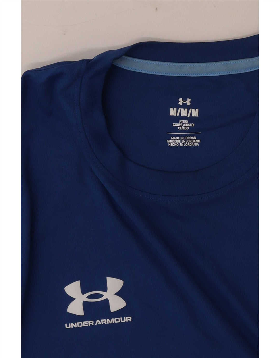 Maglietta da uomo Under Armour Top blu medio color block
